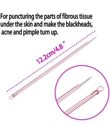 Blackhead Removal Tool Pimple Cleansing Tool Kit Stainless Steel Acne Pimple Extractor Acne Remover Tool Blackhead Remover with Box 4 Pcs Fashion processing - Buy Online on GoSupps.com