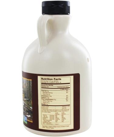 Now Foods Organic Maple Syrup Grade A Dark - 32 fl oz (946 ml) | Real Food, Natural Sweetener - Buy Online on GoSupps.com