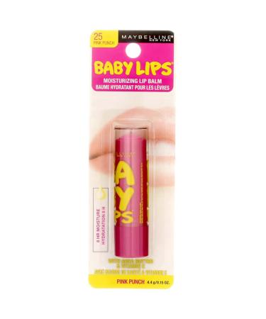Maybelline Baby Lips Pink Punch Lip Balm (Pack of 9) - Moisturizing 0.15 oz - International Shipping Available - Buy Online on GoSupps.com
