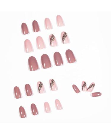 Graffiti Abstract Coffin Press On Nails - 24pcs Nude Acrylic Nail Set with Glue | Stick on Nails for Women and Girls - Buy Online on GoSupps.com