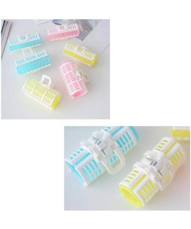 12Pcs Women Plastic Hair Curler Hair Curler Grip Cling Hairdressing Clips Curly Hair Style Curling Tools For DIY Or Hairdressing - Buy Online on GoSupps.com