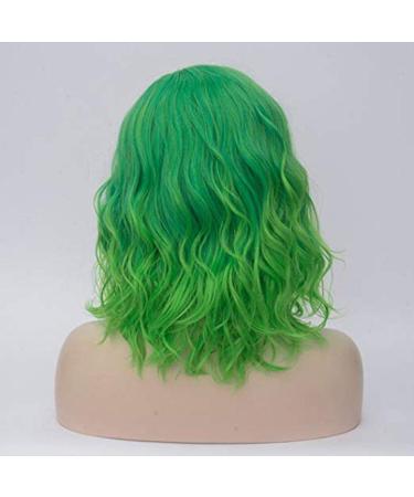 Buy Winry Green Briefly Waselia Wig for Women - Charming Green Hair Color for Parties Halloween Cosplay & Carnival | 35cm Length - Buy Online on GoSupps.com