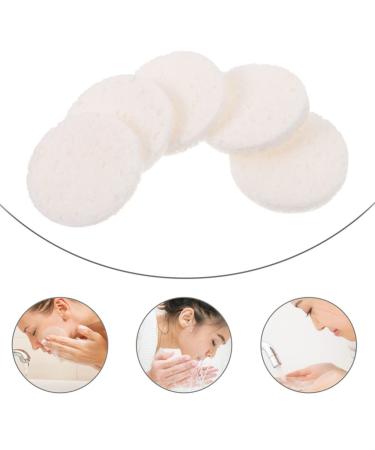 Buy Beaupretty 40pcs Face Wash Puff & Eye Makeup Remover Pads - Exfoliating Facial Sponge for Women | Comfortable Cotton Loofah in White (Pack of 1) - International Shipping Available - Buy Online on GoSupps.com