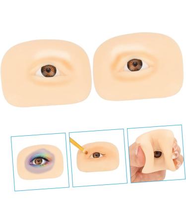 Beavorty 4 sets Skin Training Simulated Eyeshadow Portable Fake Professional Make Board Eye Reusable 6.9x5.2cmx4pcs Assorted Colorx4pcs - Buy Online on GoSupps.com
