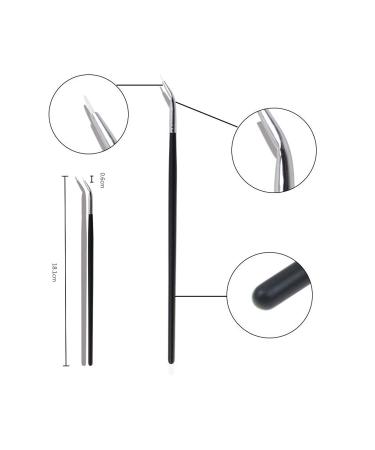 Shop Angled Eyeliner & Eyebrow Brush Sets - 4 Piece Premium Beauty Tools for Perfect Makeup Application - Buy Online on GoSupps.com