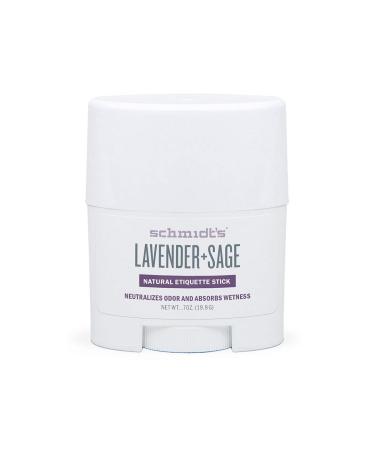 Schmidt's Lavender + Sage Natural Deodorant Travel Size 0.7 oz (Pack of 3) - Buy Online on GoSupps.com