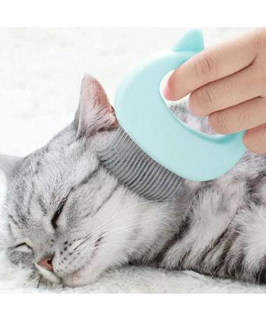 True Cat Love - Blue Massage & Grooming Comb for Cats | International Shipping Available - Buy Online on GoSupps.com