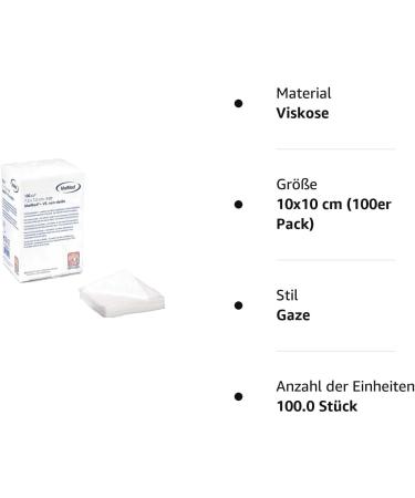 Maimed Nonwoven Compresses 10x10 cm - 100 Non-Sterile Medical Dressings for International Shipping - Buy Online on GoSupps.com