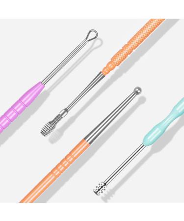 Ear Wax Removal Kit - Sopito 10pcs Ear Scoop Set with Storage Bag and Brush - Buy Online on GoSupps.com