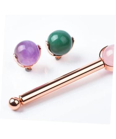 IWOWHERO 1 Pcs Facial Massage Tool Massage Roller Facial Tool Facial Roller Massager Face Massage Tools Face Roller Skin Care Massage Skin Care Tools Face Massager Jade Ball Woman 12.8x2.6x2.6cm Assorted Color - Buy Online on GoSupps.com