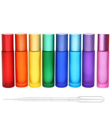 1 Set Perfume Essential Oil Bottle Portable Roller Bottles Cosmetic Bottles Sub Bottles Compact Glass Bottles Roll-on Bottles Roller Ball Bottles Perfume Sub-packing Bottles