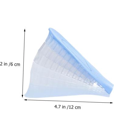 FRCOLOR Height Increasing Insoles - 2 Pairs Blue & Pink Heel Inserts for Invisible Height Boost in Shoes & Sneakers - Buy Online on GoSupps.com