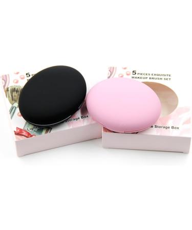 CANIGHT 1 Set 5 Pcs Eye Brush Cosmetic Makeup Brush Kit Beauty Kit Essential Kit for Daily Eye Makeup Pink - Buy Online on GoSupps.com