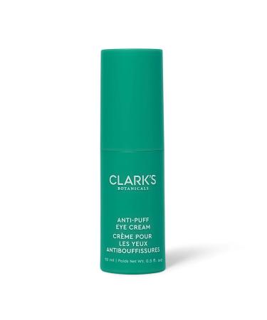Clark's Botanicals Anti-Puff Eye Cream: Reduce Puffiness Under Eyes & Instantly Ageless Facelift with Hyaluronic Acid  Vitamins C & E  Caffeine & Jasmine Extract 1 Fl Oz (Pack of 1)