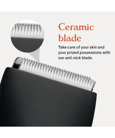 Meridian Onyx Ceramic Trimmer Replacement Blades - 3 Pack for Electric Body & Pubic Hair Trimmer - Buy Online on GoSupps.com