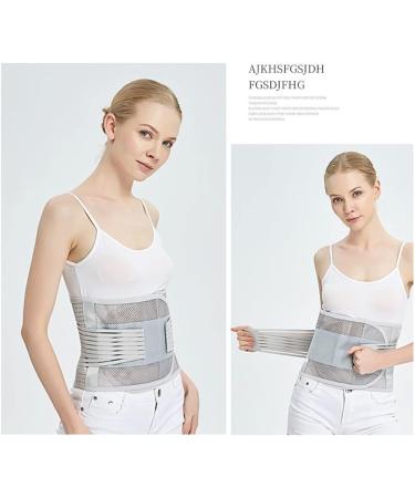 Buy Wgust Lower Back Support Belt | Breathable Adjustable Lumbar Support for Men & Women | Pain Relief for Herniated Disc & Sciatica | XXL Gray - Buy Online on GoSupps.com