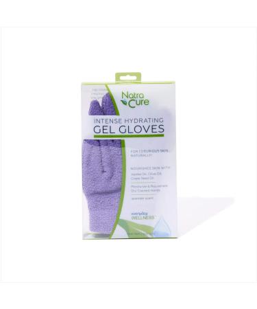 NatraCure Moisturizing Gel Gloves - Lavender | For Dry, Cracked Skin, Aging Hands, Eczema & Cuticles - Buy Online on GoSupps.com