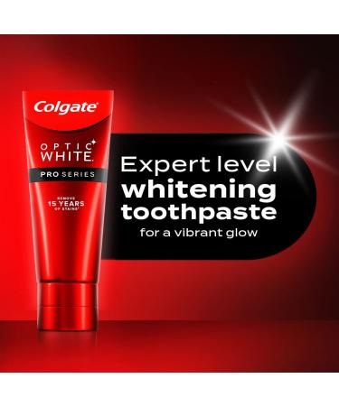 Colgate Optic White Pro Series Whitening Toothpaste with 5% Hydrogen Peroxide - Stain Prevention - 3 oz Tube - Buy Online on GoSupps.com