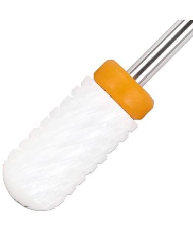 PANA 3/32 Shank USA Smooth Top Large Barrel White Ceramic Bit - 2X Coarse Grit Nail Drill Bit - Buy Online on GoSupps.com