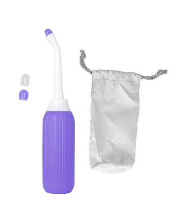 Premium Portable Bidet Sprayer - 500ml Postpartum Peri Bottle for Hygiene & Comfort - Sanitary Products in Imperial Purple - Buy Online on GoSupps.com