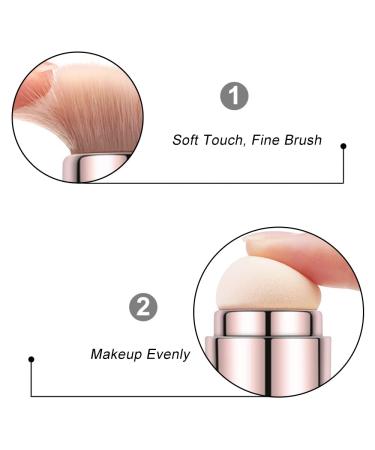4 in 1 Makeup Brush - Soft Foundation Eye Lip & Facial Cosmetic Brush for Flawless Makeup Application - International Shipping Available - Buy Online on GoSupps.com