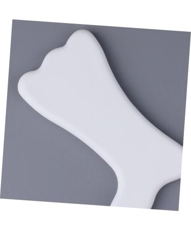 FOMIYES Massaging Stick Body Massage Board Massaging Scraping Board Scraping Stick Ceramic Scraping Board Hair Color Mixing Bowls Massage Massage Board Fruit Straws Massager Face White - Buy Online on GoSupps.com