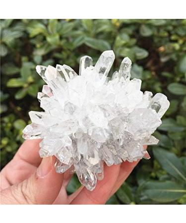 Crystal Flower Natural Crystal Quartz Cluster Stone Minerals Great for Reiki Stone Home Goods - Buy Online on GoSupps.com