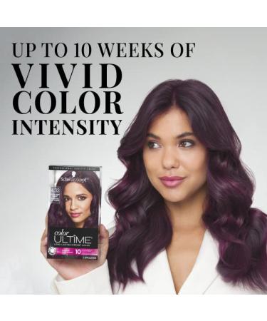 Schwarzkopf Color Ultime Hair Color Cream 4.33 Ultra Deep Violet - Salon-quality Vibrant Hair Color - Buy Online on GoSupps.com