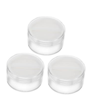 FRCOLOR 9 Pcs Toiletry containers Foundation Powder case Cosmetic Case Powder Box Travel Beauty Tools Bulk Size 2x3pcs Whitex3pcs
