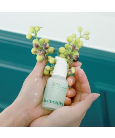 keenoniks Cooling Hyaluronic Acid Ampoule Serum - 85% Cabbage Extract Calming Facial Remedy to Soothe and Moisturize for Sensitive Dry Skin | Balancing Korean Essence - 1.01 Fl Oz Cabbage Calming Ampoule - Buy Online on GoSupps.com