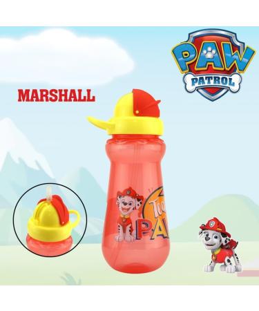 Hovuk 2Pcs Paw Patrol Marshall Printed Straw Sippers - BPA Free Water Bottles for Kids 6+ Months - Buy Online on GoSupps.com