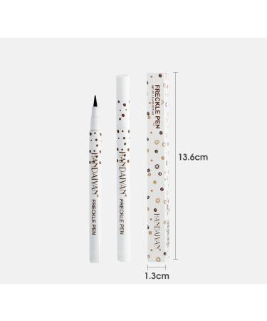 PICKX Freckle Pen 4 Colors Natural Freckle Pen Fake Freckle Pen Waterproof Long Lasting Soft Spots Natural Relaxing Sun Makeup(Light Brown Natural Coffee Chestnut Dark Brown) (Light Brown) - Buy Online on GoSupps.com