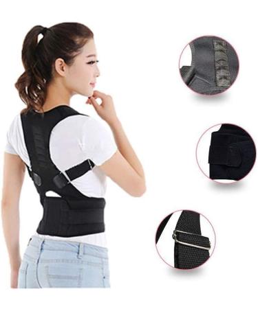 Back Posture Corrector Magnetic Back Shoulder Support Brace Belt Women Men Back Pain Adjustable Shoulder Corrector Belt (Color : Beige Size : 2XL) Favorite Gift Lofty Ambition - Buy Online on GoSupps.com