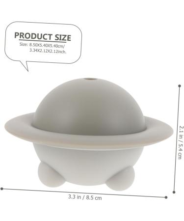 Abaodam 1pc Ice Hockey Mold Silicone Mold Silicone Tray Ice Cube Balls Ice Tray Ice Cube Mold Tool Baby Puck 8.5X5.4X5.4CM Grey - Buy Online on GoSupps.com