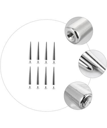 Lurrose 16 Pcs DIY Rivet Accessories Nail DIY Craft Cool Rivets Punk DIY Spike Studs Work Spikes Conical - Buy Online on GoSupps.com