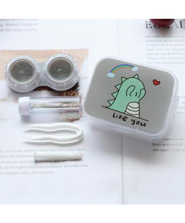 CLOXKS Cute Travel Contact Lens Etui - Practical Eye Care Container in Random Color | 1PCs - Buy Online on GoSupps.com