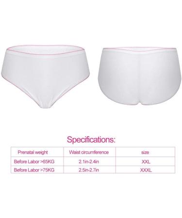4 Pcs High Absorbent Disposable Underpants for Pregnant or Postpartum Women - XXL XXXL White - Buy Online on GoSupps.com
