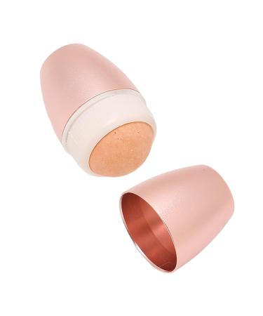Oil Absorbing Volcanic Face Roller - Pink Facial Roller for Oily & Acne Prone Skin Portable Beauty Tool for Travel - Buy Online on GoSupps.com