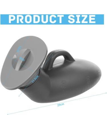 Urinal Bottle Urinals for Men 800ML Plastic Pee Bottle Portable Male Urinals with Spill Proof Lid for Travel Emergency and Hospital - Buy Online on GoSupps.com