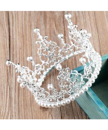 JORCEDI Retro Man-made Pearl Crown Tiara - Wedding & Party Decoration - Buy Online on GoSupps.com