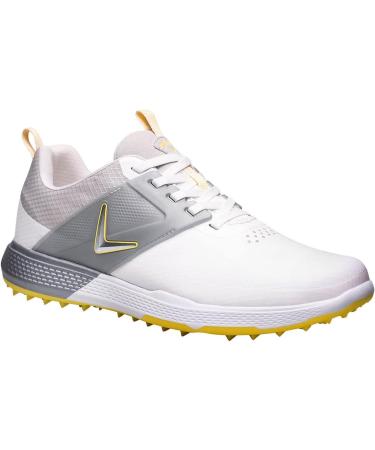 Callaway Men's Nitro Blaze Golf Shoe - 44 EU - White Grey Yellow | Best International Shipping - Buy Online on GoSupps.com