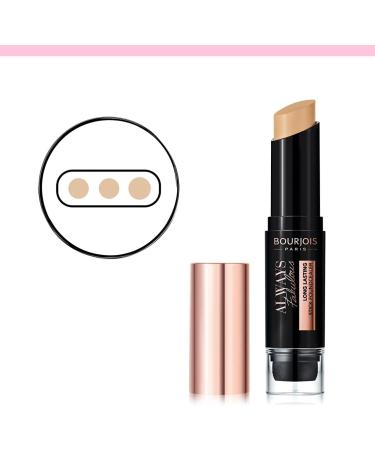 Bourjois Always Fabulous 24 Hour 2-in-1 Foundation and Concealer Stick with Blender - 200 Rose Vanilla - Buy Online on GoSupps.com