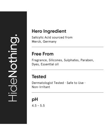 Salicylic Acid Face Wash for Oily Skin | Sulphate-Free Anti-Acne Cleanser with LHA & Zinc | Unisex | 100 ml - Buy Online on GoSupps.com