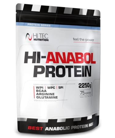 Hi Tec Nutrition - Hi anabol protein -2250g - cookies |Protein -rich supplement |91% protein |Support of muscle building cookies 2.25 kg (1 Pack)