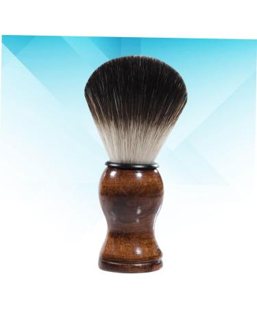 FRCOLOR Men Beard Brush - Soft Wooden Shaving Brush Tool for Gentlemen | Ideal Grooming Essential - Buy Online on GoSupps.com
