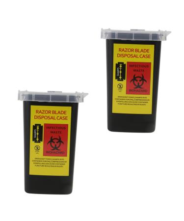 FOMIYES 10-Pack Razor Blade Storage Box | Safe & Secure Waste Container for Sharp Blades | Durable Recycling Solution - Buy Online on GoSupps.com