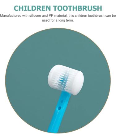 Gleavi 2ST Tumbler Toothbrush & Silicone Whole Mouth Toothbrush - Baby Soft Manual Training U-Type Toothbrush for Optimal Oral Care - Buy Online on GoSupps.com