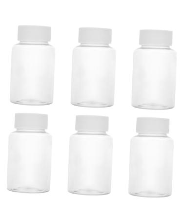 Ultechnovo empty bottles 20 pieces Guangkou storage bottles Liquid container Liquid dispenser Transparent container Laboratory sample bottles Labor jars Refillable travel bottles
