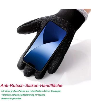 Toupeone Winter Gloves for Women & Men - Waterproof Windproof Touchscreen Warm Gloves Non-Slip Design - Buy Online on GoSupps.com