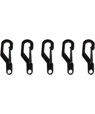 VGEBY Mini Carabiner Clips - 5 Pack Black Camping & Fishing Hooks for Outdoor Activities - Buy Online on GoSupps.com